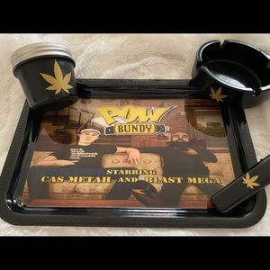 Custom Rolling tray set